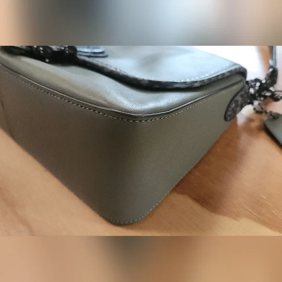 Coach Soft Tabby With Snakeskin Detail
